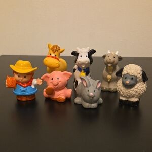 Little People Farm Animal and Farmer Figurines 2007